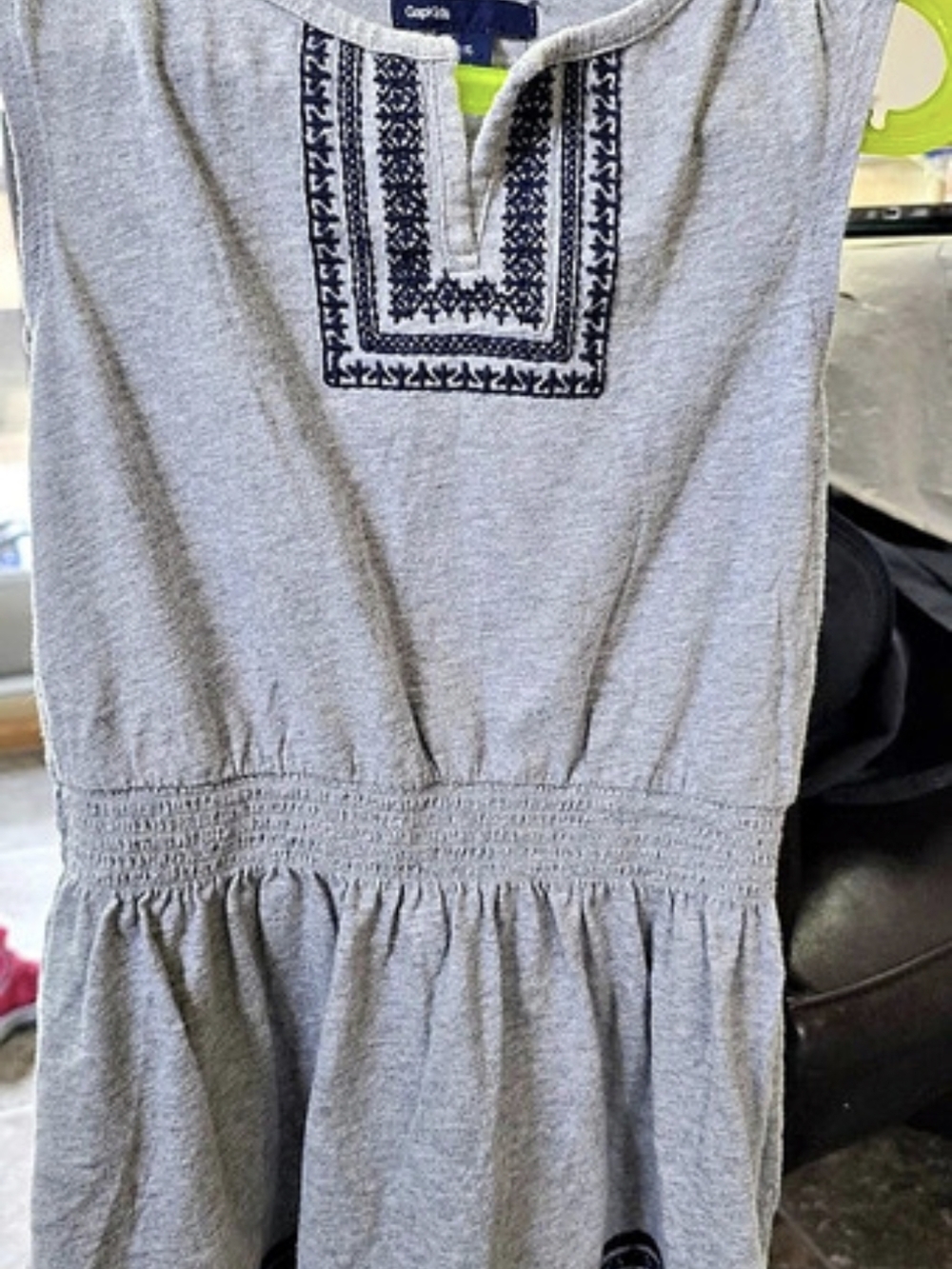 GapKids Girls Casual Dress Gray Size Small (6-7)
